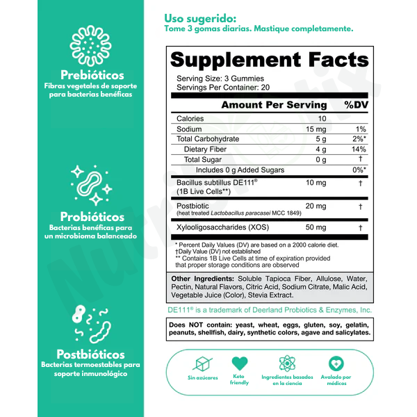 Goli® Pre+Post+Probiotics Zero Sugar (60 und)