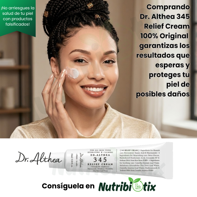 Dr. Althea 345 Relief Cream | Hidratación y reparación facial