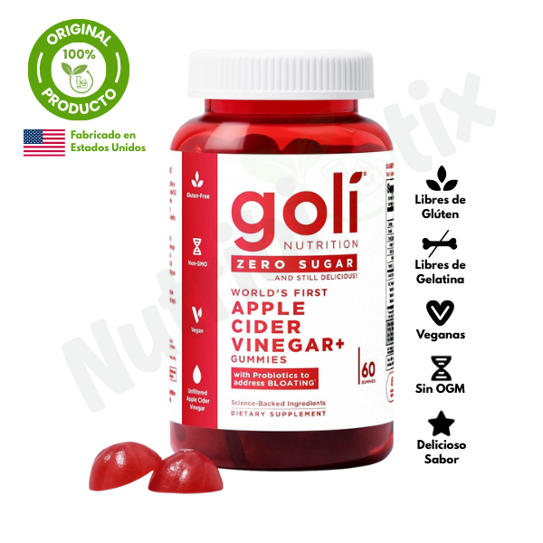 Goli® Apple Cider Vinegar+ Zero Sugar (60 und)