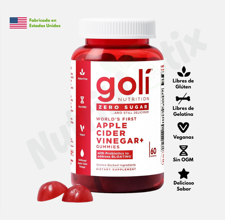 Goli® Apple Cider Vinegar+ Zero Sugar (60 und)