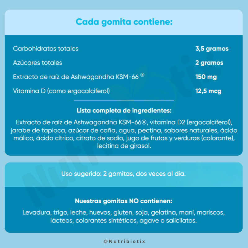 Goli® Ashwagandha (60 und) | Ashwagandha KSM-66® + Vita D