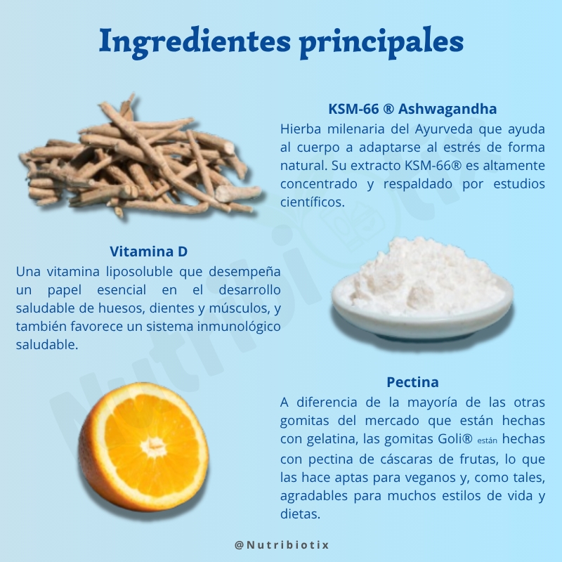 Goli® Ashwagandha (60 und) | Ashwagandha KSM-66® + Vita D