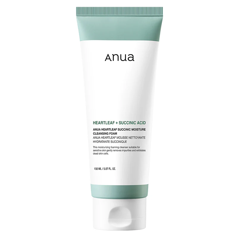 Anua® Heartleaf + Succinic Acid (150 ml) | Limpiador Facial