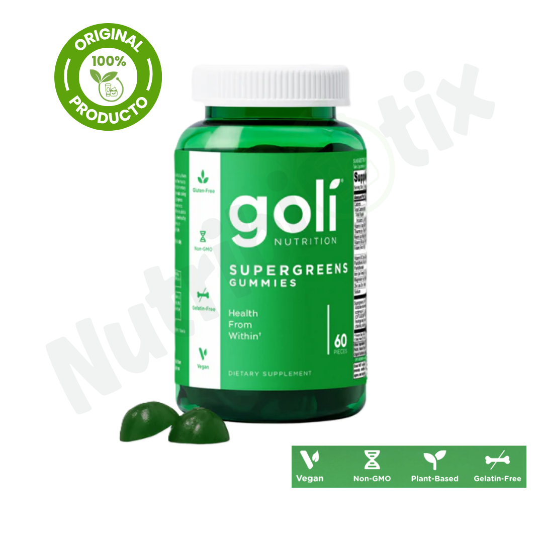 Goli® Supergreens (60 und) | Extractos Vegetales + Probióticos