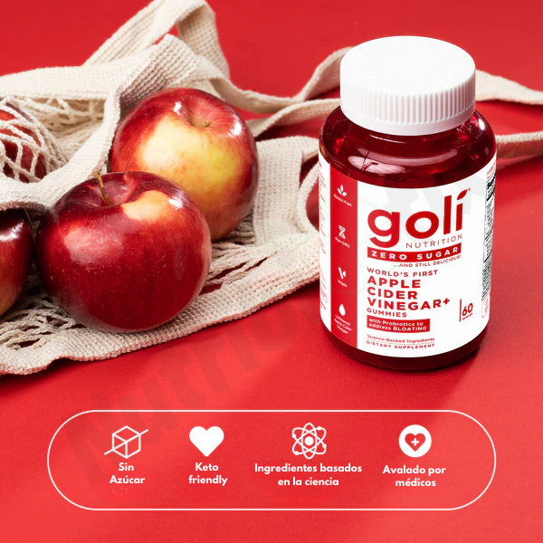 goli® apple cider vinegar+ zero sugar goli® apple cider vinegar+ zero sugar